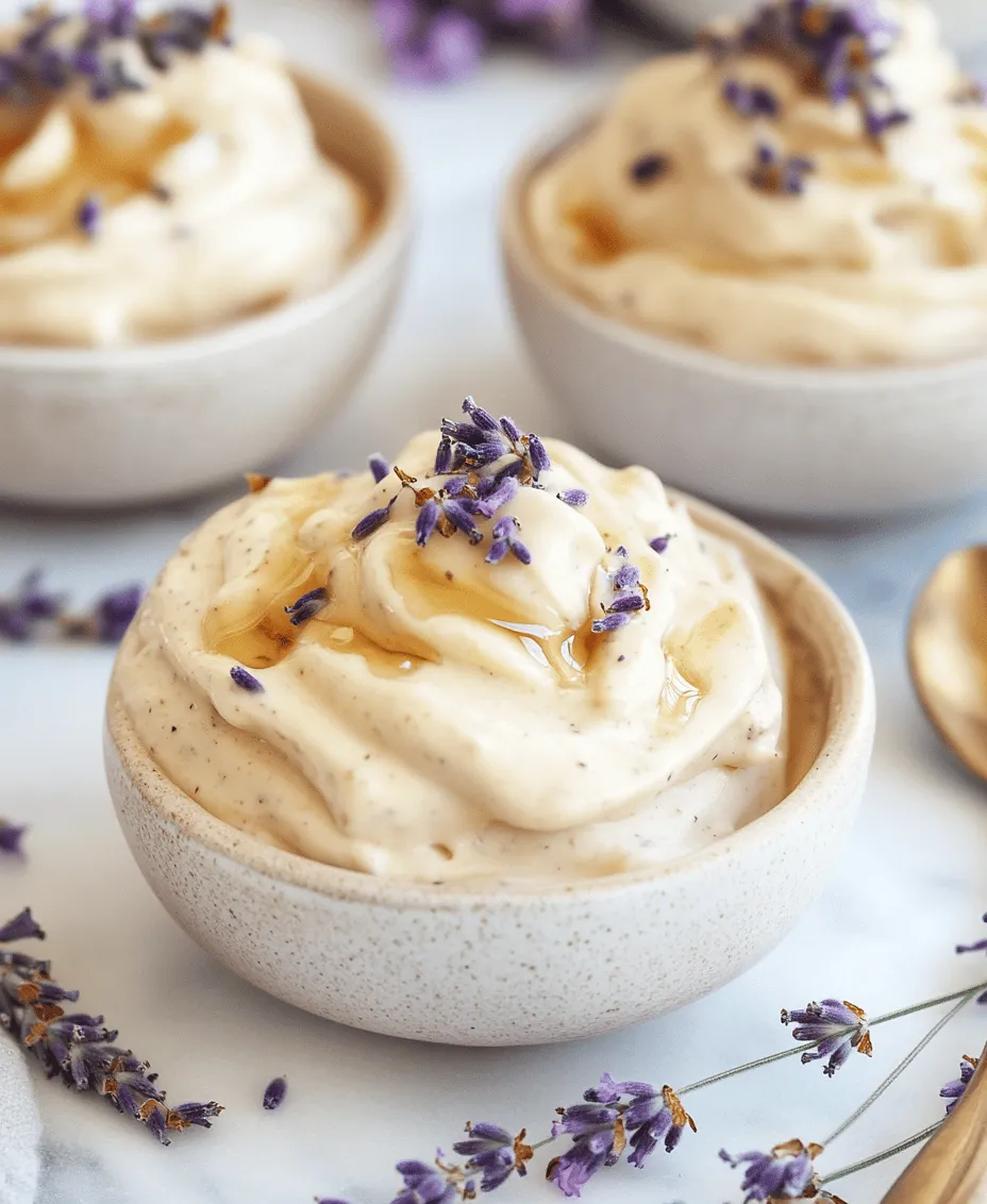 In the world of gastronomy, floral-infused desserts have emerged as a delightful trend, captivating the palates of sweet-toothed enthusiasts and culinary adventurers alike. One such enchanting creation is Honey Lavender Dream Cream, a luxurious dessert that harmoniously melds the delicate floral notes of lavender with the sweet, golden richness of honey. This unique combination not only tantalizes the taste buds but also evokes a sense of calm and tranquility, making it a perfect treat for any occasion.