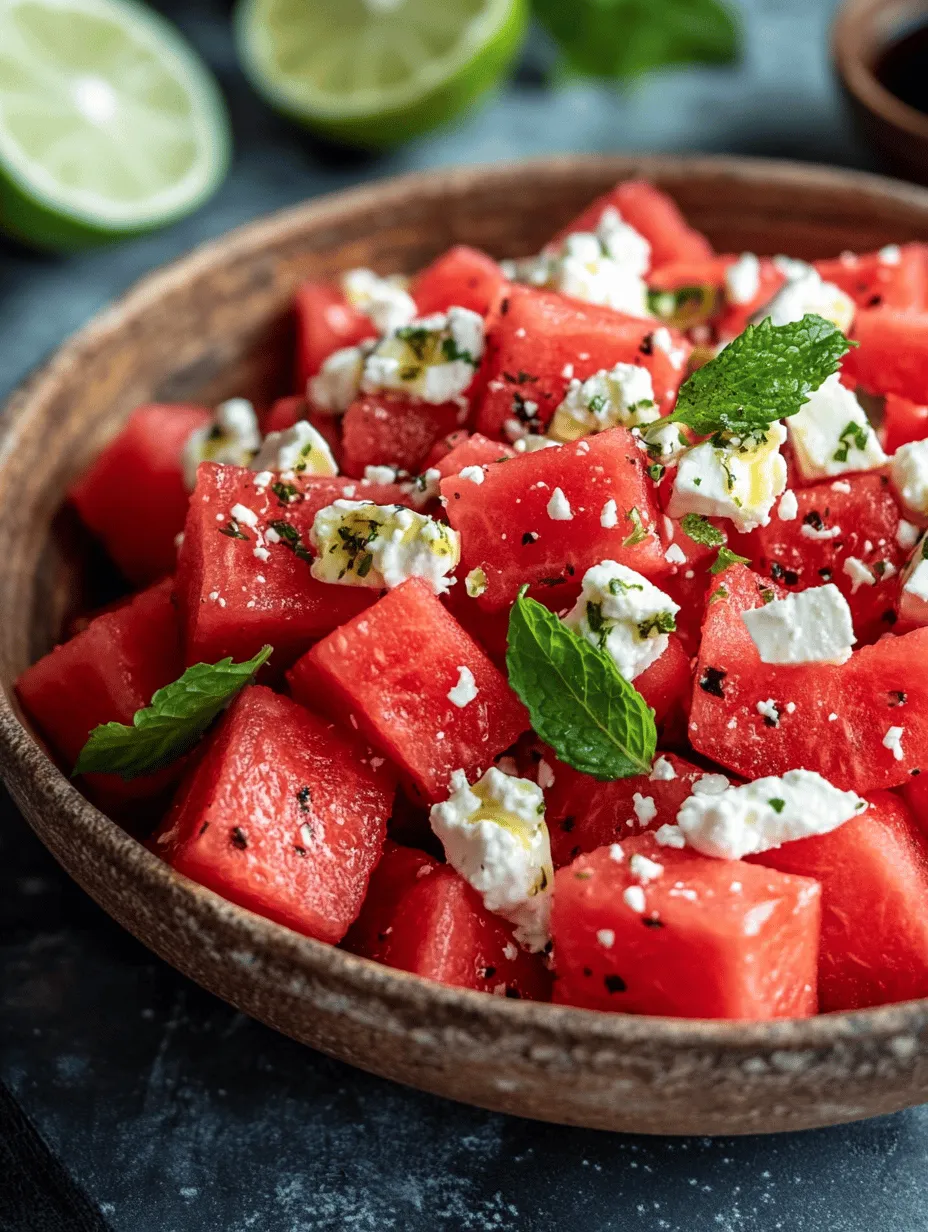 As the sun shines brightly and temperatures soar, nothing beats the refreshing taste of a vibrant summer salad. Among the many delightful options, the Watermelon & Feta Salad stands out as a quintessential dish that embodies the essence of summer. This recipe marries the sweet juiciness of ripe watermelon with the creamy, tangy notes of feta cheese, creating a harmonious balance of flavors that tantalizes the taste buds. Whether you're hosting a backyard barbecue, enjoying a picnic at the park, or simply looking for a light side dish to accompany your meal, this salad is sure to impress.