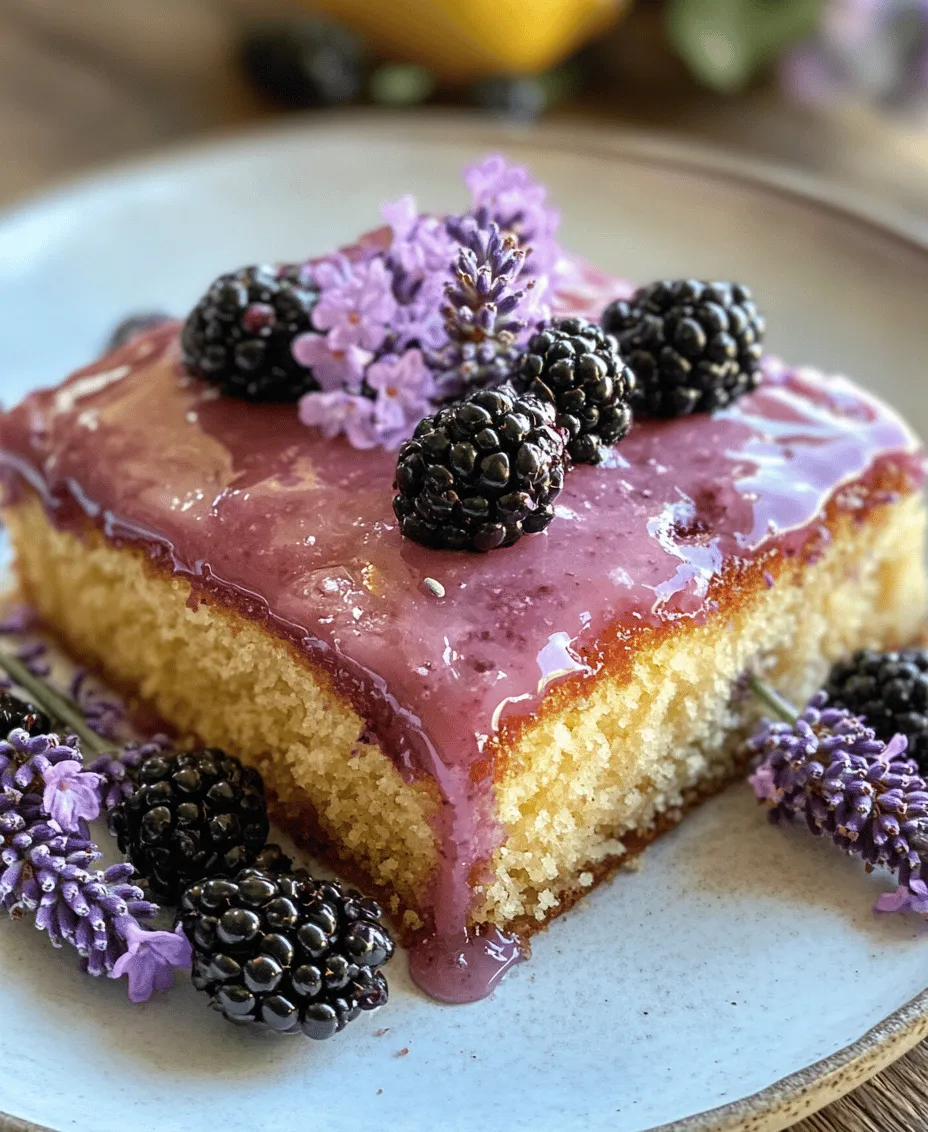 There's something irresistibly charming about sheet cakes. Their simplicity makes them ideal for a variety of occasions, from casual family gatherings to more formal celebrations. The beauty of a sheet cake lies not only in its ease of preparation but also in its versatility; it can be dressed up with decadent frostings, adorned with fresh fruits, or kept simple for a cozy afternoon tea. Among the myriad flavors that can grace a sheet cake, the combination of blackberry and lavender stands out with its unique and sophisticated profile, evoking the essence of a summer garden in full bloom.