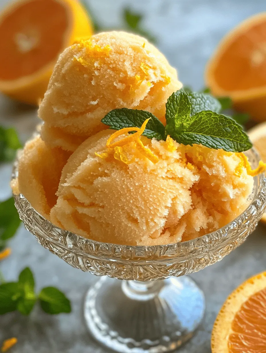 As the sun shines brighter and temperatures rise, nothing quite beats the heat like a scoop of refreshing sorbet. This frozen treat is not only a delightful way to cool down but also a vibrant celebration of flavors, especially when it comes to the zesty essence of citrus. Citrus fruits, with their bright and tangy profiles, are quintessential summer staples that bring a burst of joy to desserts.