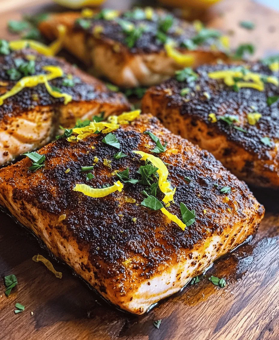 Salmon has become a staple on dining tables across the globe, celebrated not only for its rich flavor but also for its impressive health benefits. This oily fish is packed with essential omega-3 fatty acids, high-quality protein, and an array of vitamins and minerals, making it a top choice for health-conscious eaters. Whether grilled, baked, or pan-seared, salmon is versatile enough to satisfy any palate. Today, we delve into a delightful preparation method that elevates this beloved fish: the blackened cooking technique.