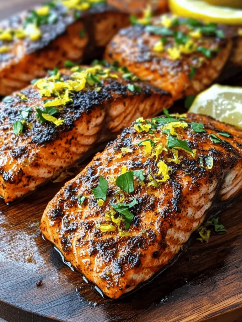 Salmon has become a staple on dining tables across the globe, celebrated not only for its rich flavor but also for its impressive health benefits. This oily fish is packed with essential omega-3 fatty acids, high-quality protein, and an array of vitamins and minerals, making it a top choice for health-conscious eaters. Whether grilled, baked, or pan-seared, salmon is versatile enough to satisfy any palate. Today, we delve into a delightful preparation method that elevates this beloved fish: the blackened cooking technique.