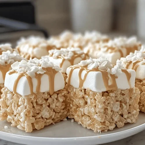 Rice Krispie treats have long held a special place in the hearts of both children and adults, becoming a staple at parties, school events, and family gatherings. The simplicity of combining Rice Krispies cereal with melted butter and marshmallows creates a delightful no-bake dessert that is both quick and easy to make. However, while the classic recipe is undeniably delicious, there’s always room for creativity in the kitchen. This is where our Coconut Marshmallow Rice Krispie Treats come into play, transforming the beloved treat into something even more indulgent and tropical.
