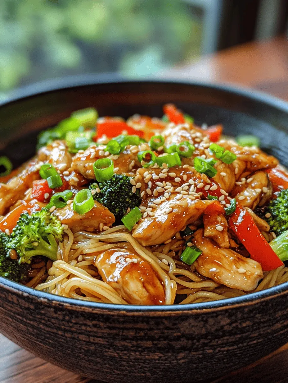 Savory Chicken Teriyaki Noodles is a delightful dish that embodies the essence of traditional Japanese cuisine while appealing to modern palates. This recipe combines tender chicken, a medley of crisp vegetables, and perfectly cooked rice noodles, all coated in a luscious homemade teriyaki sauce. The result is a harmonious blend of flavors and textures that has made Chicken Teriyaki Noodles a beloved favorite in households and restaurants alike.