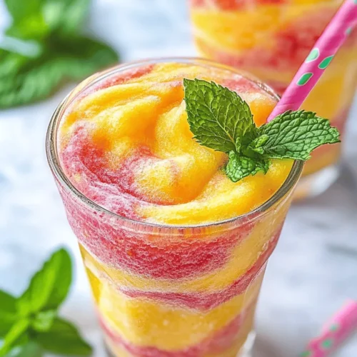 As summer descends upon us, the quest for refreshing and invigorating treats becomes essential. One such delightful indulgence that captures the essence of sunny days is the slushie. This icy beverage is not just a nostalgic reminder of childhood summers spent at amusement parks but also a versatile drink that can be tailored to suit a variety of tastes. Among the most vibrant and enjoyable combinations are Pineapple Strawberry Swirled Slushies, a perfect balance of tropical flavors and berry sweetness that promises to keep you cool and refreshed.