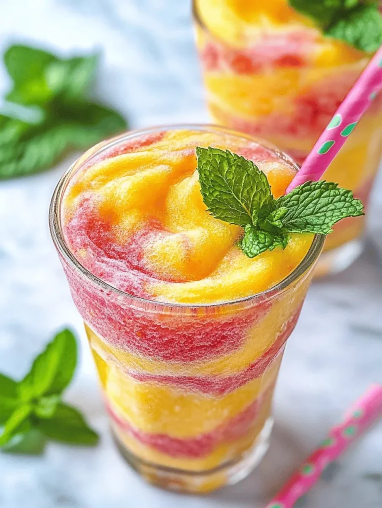 As summer descends upon us, the quest for refreshing and invigorating treats becomes essential. One such delightful indulgence that captures the essence of sunny days is the slushie. This icy beverage is not just a nostalgic reminder of childhood summers spent at amusement parks but also a versatile drink that can be tailored to suit a variety of tastes. Among the most vibrant and enjoyable combinations are Pineapple Strawberry Swirled Slushies, a perfect balance of tropical flavors and berry sweetness that promises to keep you cool and refreshed.