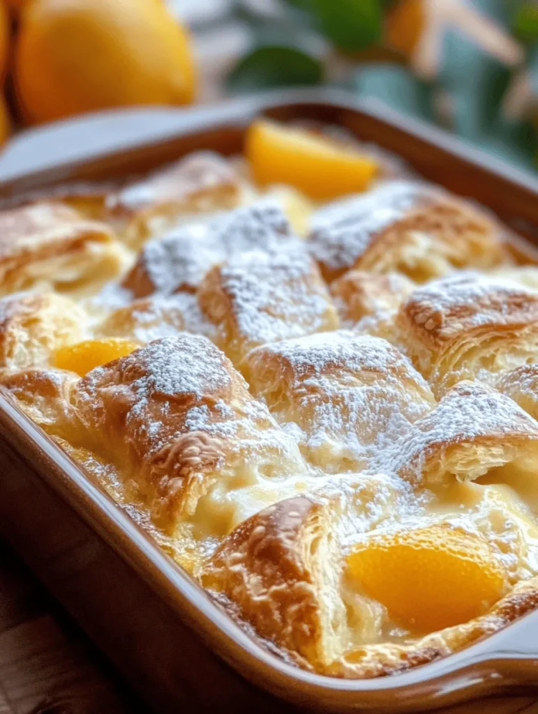 Breakfast bakes have surged in popularity over the past few years, captivating food enthusiasts with their flexibility and ease of preparation. These delectable dishes allow for creativity in the kitchen, often combining leftover bread or pastries with a rich custard to create a comforting, flavorful meal. Among the multitude of breakfast bakes, the Orange Croissant Breakfast Bake stands out as a delightful option, perfect for both special gatherings and cozy family breakfasts.