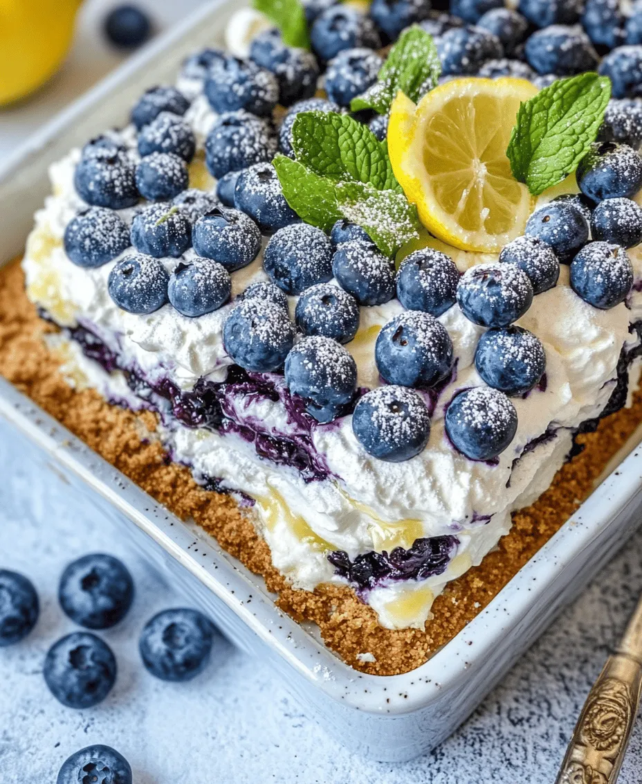 As the warm sun beckons and outdoor gatherings become a staple of summer, what could be more refreshing than a slice of Easy Blueberry Lemon Icebox Cake? This delightful dessert combines the sweet-tart flavor of fresh blueberries with the zesty brightness of lemons, creating a treat that is as pleasing to the palate as it is to the eyes. With its layers of creamy goodness and crunchy graham crackers, this icebox cake is a showstopper that promises to impress both family and friends at any gathering.