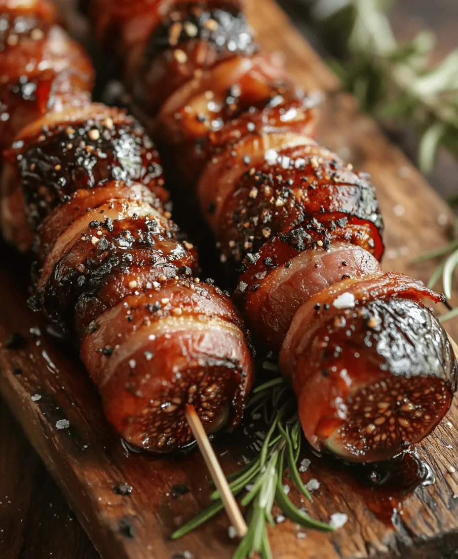 If you're searching for a delightful appetizer that combines savory and sweet flavors in a unique way, look no further than grilled figs with bacon and maple syrup. This dish is a culinary gem that showcases the elegant taste of fresh figs, the smoky richness of thick-cut bacon, and the luscious sweetness of pure maple syrup. Each bite offers a perfect harmony of flavors, making it an irresistible treat for both casual gatherings and sophisticated dinner parties.