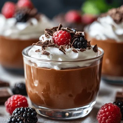There’s something undeniably enchanting about chocolate desserts that captivates the hearts of dessert lovers everywhere. From velvety mousses to decadent cakes, chocolate has a way of elevating any sweet treat into a realm of pure indulgence. Among these delights, creamy chocolate pudding stands out as a timeless favorite—a comforting dessert that evokes memories of childhood and celebration alike. Its rich, silky texture and deep chocolate flavor make it a universally adored treat, whether served warm or chilled.