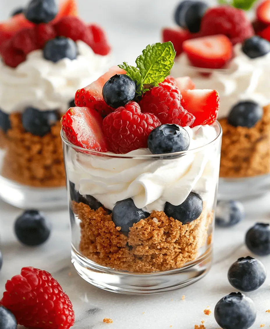 Parfaits are the epitome of a dessert that delights the senses, combining various textures and flavors to create an indulgent experience. With their layers of creamy goodness, crunchy bases, and vibrant fruits, parfaits are not just visually appealing but also offer a tantalizing taste sensation. Among the myriad of parfait options, the Graham Cracker Delight Parfaits stand out for their simplicity and deliciousness. Featuring a harmonious blend of fresh berries, fluffy cream, and a crunchy graham cracker base, this dessert is the perfect treat for any gathering, from family celebrations to casual get-togethers.