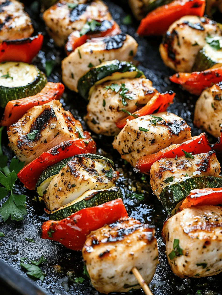 Before we dive into the cooking process, let’s take a closer look at the ingredients that make these skewers so special. Each component plays a crucial role in creating a dish that is not just full of flavor but also packed with nutritional benefits.