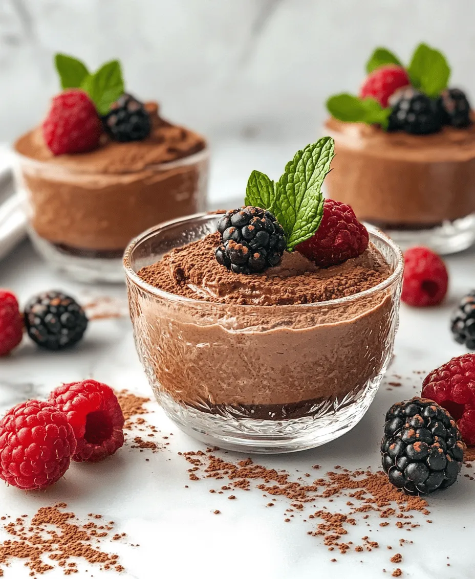 At the core of every exceptional chocolate mousse is high-quality dark chocolate. When selecting chocolate for this recipe, aim for a variety that contains at least 70% cocoa. The reason for this is twofold: the higher cocoa content provides a richer flavor and a more intense chocolate experience, while also ensuring a smooth texture that is essential for a perfect mousse.