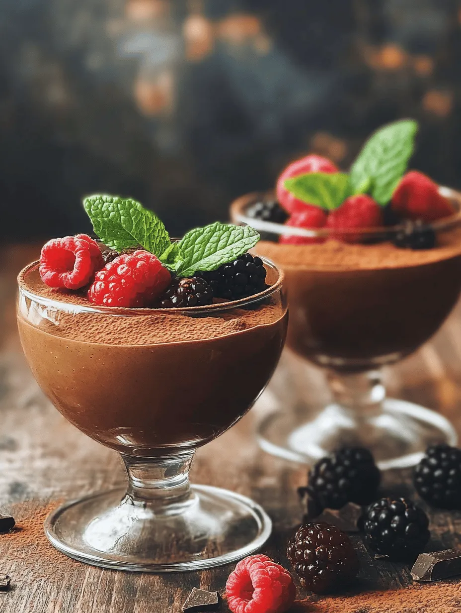 At the core of every exceptional chocolate mousse is high-quality dark chocolate. When selecting chocolate for this recipe, aim for a variety that contains at least 70% cocoa. The reason for this is twofold: the higher cocoa content provides a richer flavor and a more intense chocolate experience, while also ensuring a smooth texture that is essential for a perfect mousse.