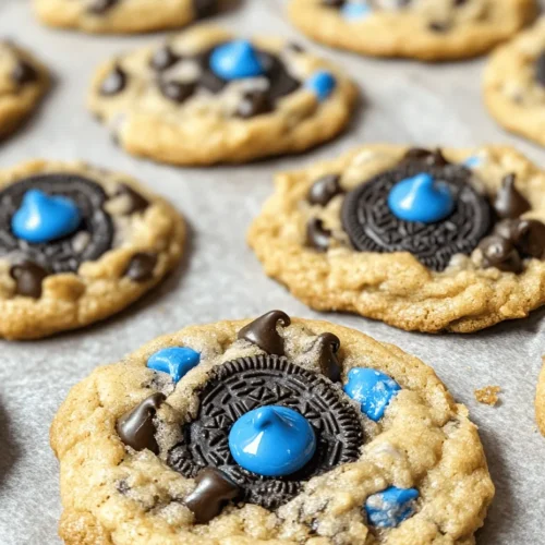 The Cookie Monster Delight is not just another cookie recipe; it’s a celebration of flavors and textures that will captivate both kids and adults alike. With its vibrant blue chocolate candies, rich semi-sweet chocolate chips, and a delightful crunch of crushed Oreos, this cookie captures the whimsical essence of everyone's favorite blue monster. Baking cookies can be a joyous experience, filled with laughter and the sweet aroma of treats wafting through the kitchen. This particular recipe is designed to be both fun and delicious, making it a perfect choice for birthday parties, family gatherings, or just a cozy afternoon treat. In this article, we will explore the ingredients that make up these delightful cookies, delve into the preparation steps, and provide tips for ensuring your baking experience is as enjoyable as the cookies themselves. Let’s dive into the world of baking and discover how to create these irresistible treats.