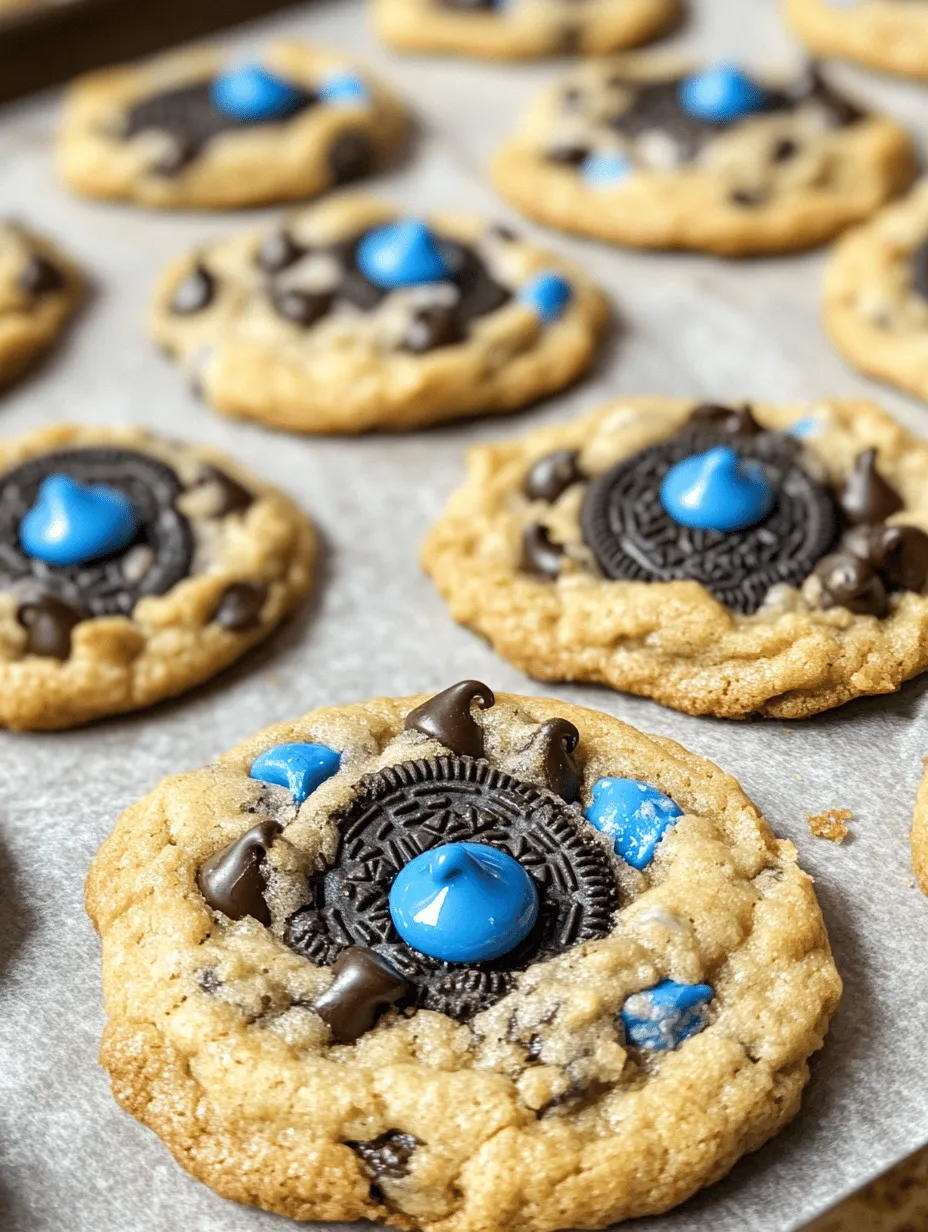The Cookie Monster Delight is not just another cookie recipe; it’s a celebration of flavors and textures that will captivate both kids and adults alike. With its vibrant blue chocolate candies, rich semi-sweet chocolate chips, and a delightful crunch of crushed Oreos, this cookie captures the whimsical essence of everyone's favorite blue monster. Baking cookies can be a joyous experience, filled with laughter and the sweet aroma of treats wafting through the kitchen. This particular recipe is designed to be both fun and delicious, making it a perfect choice for birthday parties, family gatherings, or just a cozy afternoon treat. In this article, we will explore the ingredients that make up these delightful cookies, delve into the preparation steps, and provide tips for ensuring your baking experience is as enjoyable as the cookies themselves. Let’s dive into the world of baking and discover how to create these irresistible treats.