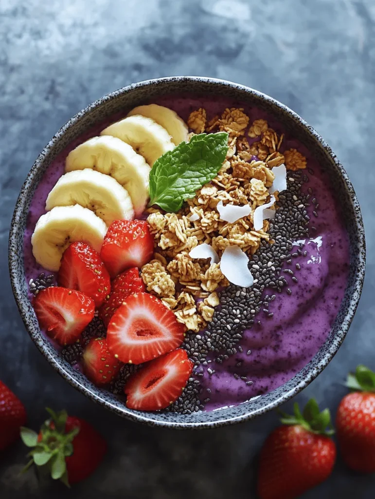 In recent years, the health-conscious diet trend has gained significant traction, with individuals increasingly seeking out options that are not only delicious but also packed with nutrients. Among these options, the acai bowl has emerged as a colorful and nutritious choice for breakfast or a quick snack. This energizing acai bowl recipe is a perfect blend of the superfood benefits of acai berries, complemented by a variety of delectable toppings that enhance its flavor and texture while providing additional nutritional value.