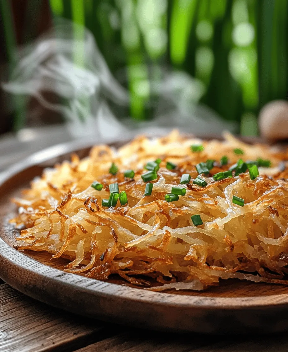 Crispy, golden, and utterly satisfying, shredded hashbrowns are a breakfast staple that many adore. Their delightful crunch combined with a soft, tender interior makes them an irresistible addition to any morning meal. Whether served as a side dish with eggs and bacon or enjoyed solo with a sprinkle of salt and pepper, hashbrowns have carved out a special place in the hearts of breakfast lovers worldwide. This article will take you through the delightful process of making crave-worthy shredded hashbrowns from scratch, ensuring that they are perfectly crispy on the outside and tender on the inside.