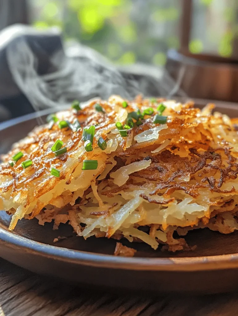 Crispy, golden, and utterly satisfying, shredded hashbrowns are a breakfast staple that many adore. Their delightful crunch combined with a soft, tender interior makes them an irresistible addition to any morning meal. Whether served as a side dish with eggs and bacon or enjoyed solo with a sprinkle of salt and pepper, hashbrowns have carved out a special place in the hearts of breakfast lovers worldwide. This article will take you through the delightful process of making crave-worthy shredded hashbrowns from scratch, ensuring that they are perfectly crispy on the outside and tender on the inside.