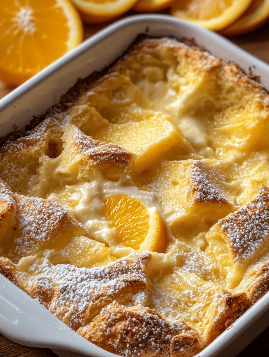 Breakfast bakes have taken the culinary world by storm, becoming a beloved option for early risers and brunch enthusiasts alike. These comforting dishes combine the ease of preparation with the pleasure of indulgent flavors, making them a perfect choice for any occasion. One standout recipe that captures the essence of breakfast bakes is the Orange Croissant Breakfast Bake. This delightful dish brings together buttery, flaky croissants and the zesty brightness of oranges, resulting in a breakfast that is both comforting and refreshing.