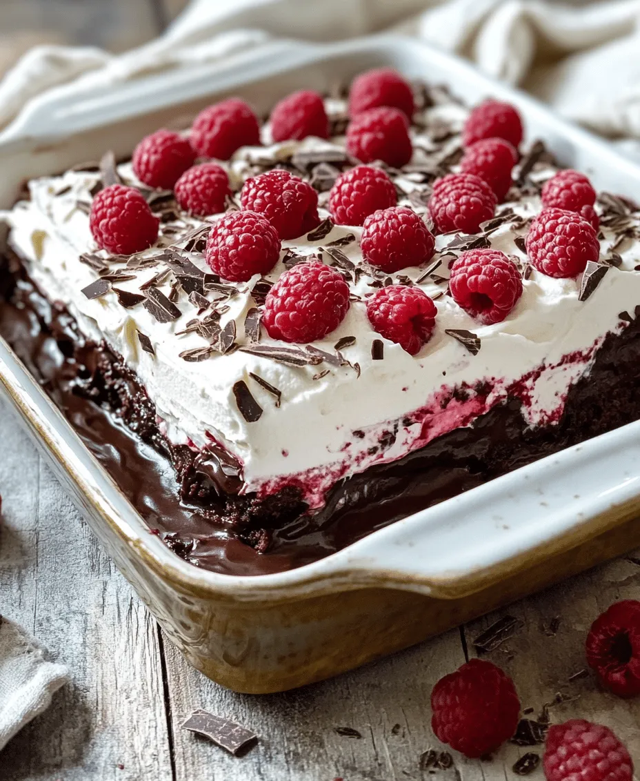 Prepare to indulge in a dessert that perfectly balances the richness of chocolate with the vibrant tartness of fresh raspberries: the Raspberry Chocolate Lasagna Delight. This decadent treat combines layers of creamy, luscious ingredients, creating a symphony of flavors and textures that will captivate your taste buds. Imagine sinking your spoon into a cooled, layered masterpiece, where each bite delivers a delightful contrast between the silky chocolate ganache, the refreshing burst of raspberries, and the smooth, rich mascarpone cheese.