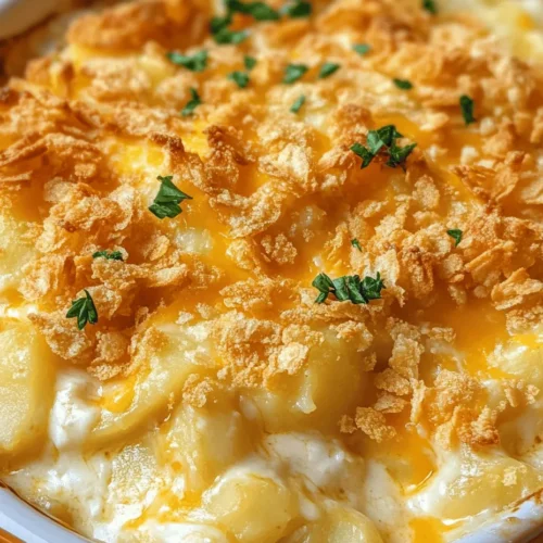 Funeral potatoes, a name that may raise eyebrows for those unfamiliar with this comforting dish, are a staple in American cuisine, particularly in the Intermountain West region. This casserole, often served at potlucks, family gatherings, and yes, even during times of mourning, is a beloved comfort food that embodies warmth, nostalgia, and community spirit. The dish combines creamy, cheesy elements with a satisfying potato base, making it the perfect accompaniment to any meal or a stand-alone delight on its own.