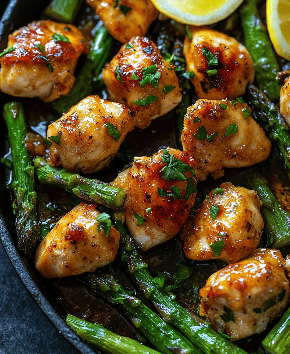 If you’re looking for a quick yet delicious dish that packs a punch in flavor while being healthy, then Savory Garlic Butter Chicken Bites with Asparagus is the perfect recipe for you. This delightful combination of tender chicken pieces and vibrant asparagus, all coated in a rich garlic butter sauce, is not only simple to prepare but also incredibly satisfying. Whether you’re aiming for an effortless weeknight dinner or a dish to impress your guests at a special gathering, this recipe fits the bill perfectly.