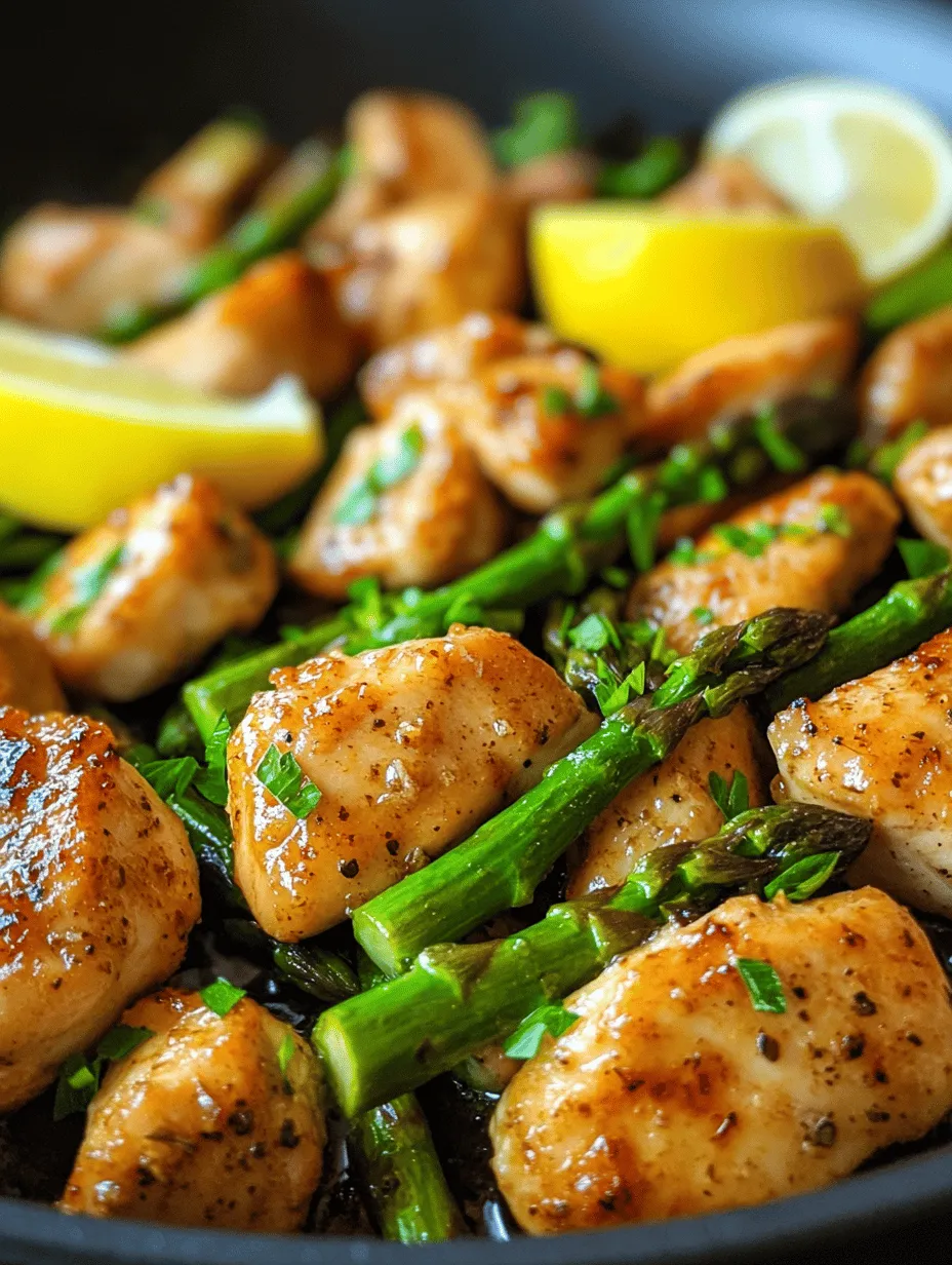 If you’re looking for a quick yet delicious dish that packs a punch in flavor while being healthy, then Savory Garlic Butter Chicken Bites with Asparagus is the perfect recipe for you. This delightful combination of tender chicken pieces and vibrant asparagus, all coated in a rich garlic butter sauce, is not only simple to prepare but also incredibly satisfying. Whether you’re aiming for an effortless weeknight dinner or a dish to impress your guests at a special gathering, this recipe fits the bill perfectly.