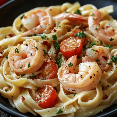 Creamy Garlic Shrimp Pasta is a delightful and flavorful meal that brings together the best of the sea and the comforting embrace of pasta. This dish is not just a meal; it's an experience that captivates your taste buds with its rich, creamy texture, succulent shrimp, and aromatic garlic, creating a symphony of flavors that makes it irresistible. Whether you are looking to whip up a quick dinner for your family on a busy weeknight or impress guests at an elegant dinner party, this recipe has you covered.