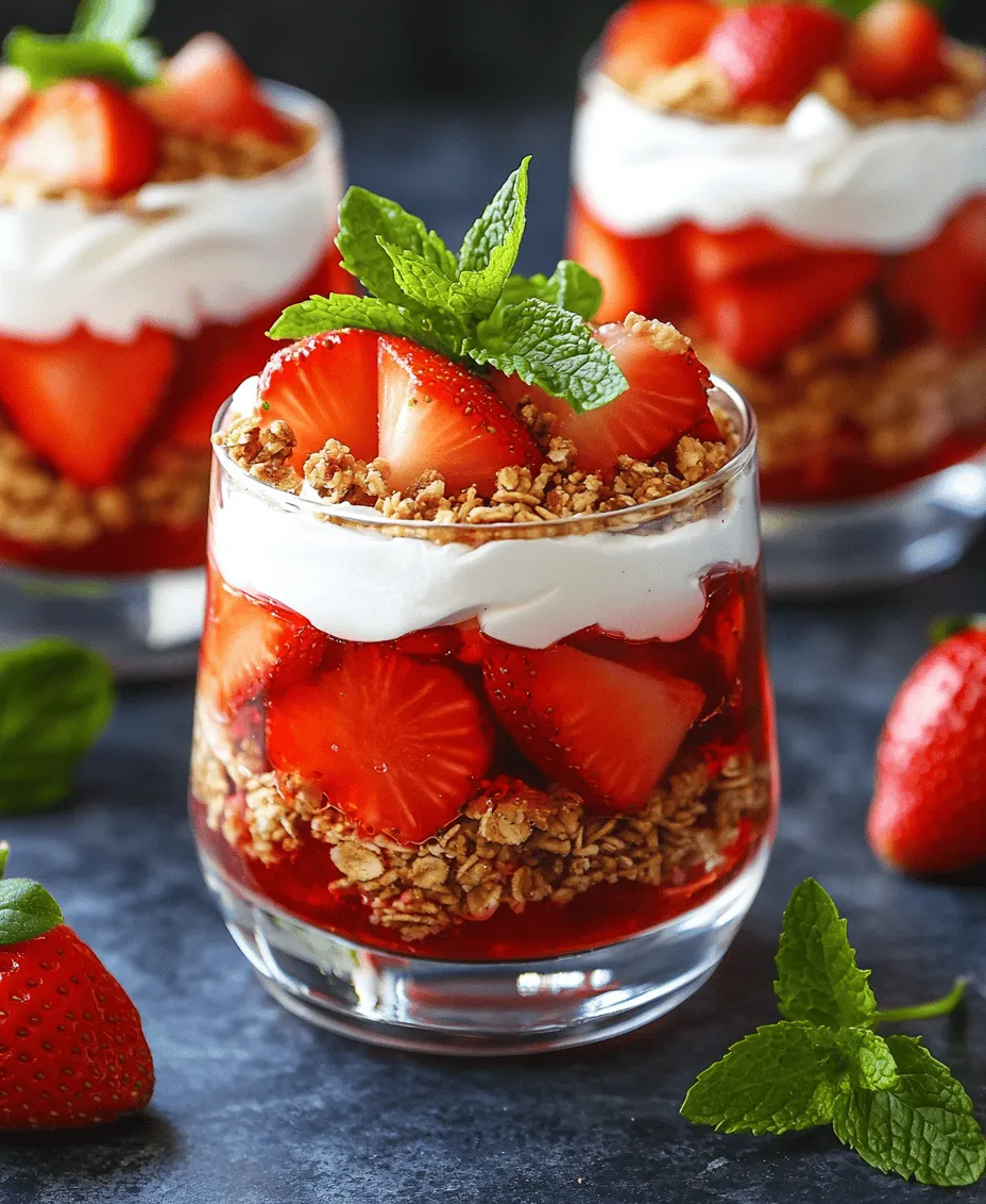 Desserts hold a special place in our hearts and gatherings, acting as the grand finale to any meal. They are not merely a sweet treat but a way to celebrate moments with friends and family, create memories, and share joy. Among the myriad of dessert options available, Strawberry Jell-O Parfaits have steadily carved out their niche as a favorite. These delightful parfaits combine the vibrant colors of fresh strawberries with the playful texture of gelatin, making them a refreshing and visually appealing choice for any occasion.