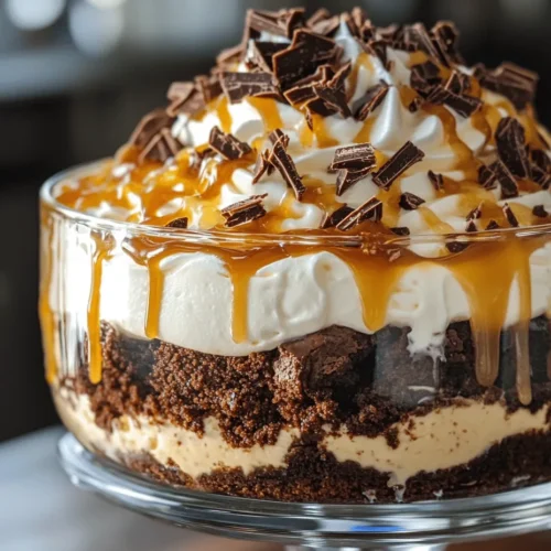 Dessert trifles have become a delightful staple in the world of indulgent treats, captivating dessert lovers with their layered presentations and rich flavors. A trifle is not just a dessert; it is an experience—a beautiful assembly of textures and tastes that invites everyone to dive in. Among the myriad of trifle combinations, the Caramel Cheesecake Brownie Trifle stands out as a decadent masterpiece. This alluring dessert combines the fudgy richness of brownies, the creamy smoothness of cheesecake, and the sweet, buttery goodness of caramel sauce.