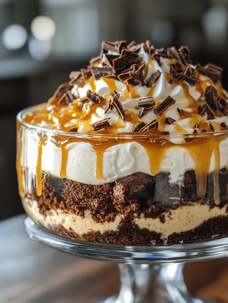 Dessert trifles have become a delightful staple in the world of indulgent treats, captivating dessert lovers with their layered presentations and rich flavors. A trifle is not just a dessert; it is an experience—a beautiful assembly of textures and tastes that invites everyone to dive in. Among the myriad of trifle combinations, the Caramel Cheesecake Brownie Trifle stands out as a decadent masterpiece. This alluring dessert combines the fudgy richness of brownies, the creamy smoothness of cheesecake, and the sweet, buttery goodness of caramel sauce.