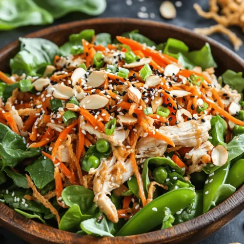 In today's fast-paced world, where health-conscious choices are at the forefront of culinary trends, salads have emerged as a beloved staple in modern cuisine. Not only are they quick to prepare, but they also offer a vibrant mix of flavors, colors, and textures that can elevate any meal. One standout option that embodies these attributes is the Tangy Asian Chicken Crunch Salad Delight. This salad is a feast for the senses, providing a delightful combination of fresh ingredients and bold Asian-inspired flavors that are sure to please any palate.