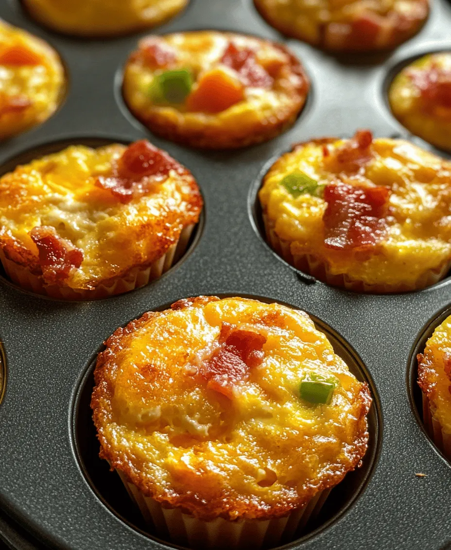 When it comes to versatile and satisfying meal options, few dishes can compete with Cheesy Bacon Egg Muffins. These delightful muffins are perfect for any time of day, whether you're looking to kickstart your morning with a hearty breakfast, impress guests at a brunch gathering, or simply enjoy a quick and delicious snack. Bursting with flavor and packed with protein, these muffins are not only enjoyable but also incredibly easy to prepare, making them an ideal choice for those with busy lifestyles.