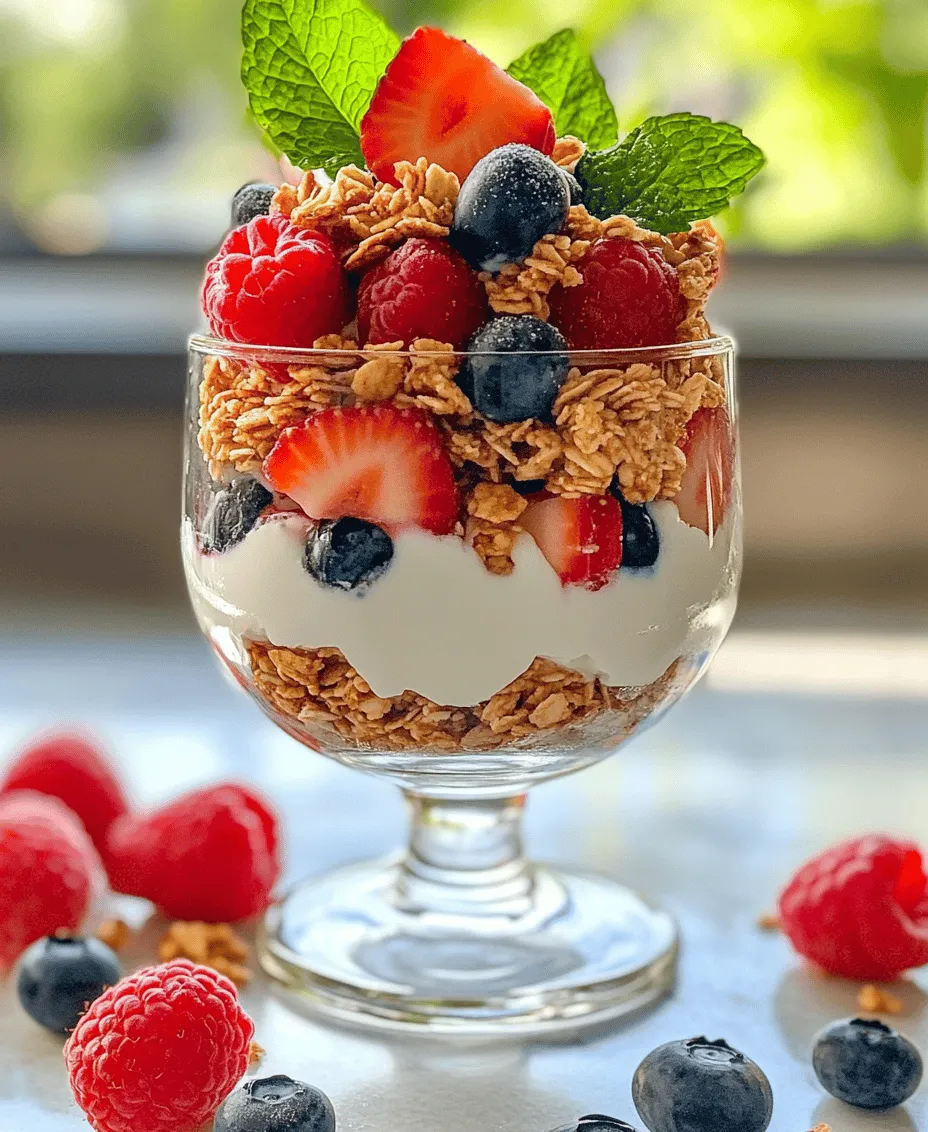 Parfaits are a delightful and versatile dish that can easily transition from breakfast to dessert. Characterized by their layered presentation, parfaits often combine various textures and flavors, making them visually appealing and satisfying to the palate. The Refreshing Berry Coconut Parfait is a vibrant and nutritious option that not only pleases the eye but also nourishes the body. With its colorful layers of fresh berries, creamy coconut yogurt, and crunchy granola, this parfait is a simple yet elegant choice for any meal of the day.