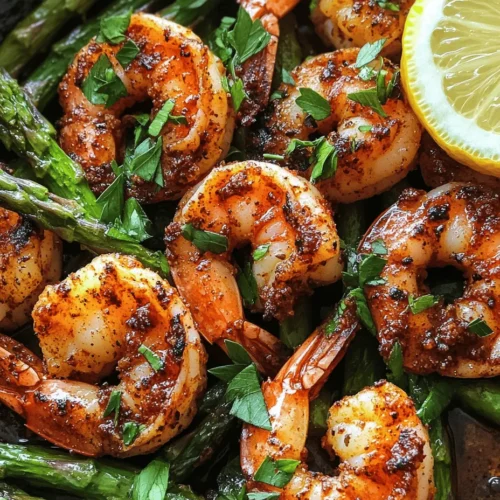 Delve into the world of flavorful and nutritious meals with our Blackened Shrimp and Asparagus Skillet recipe. This dish not only tantalizes your taste buds with its Cajun-inspired spices but also brings the vibrant colors and health benefits of asparagus to your dinner table. As a beloved staple of Southern cuisine, blackened cooking has gained a reputation for its bold flavors and satisfying textures. Imagine succulent shrimp, perfectly seasoned, nestled alongside tender-crisp asparagus, all cooked in one skillet. With a prep time of just 10 minutes and a total cooking time of 20 minutes, this recipe is perfect for busy weeknights yet impressive enough for special occasions. Let’s explore how you can whip up this delightful dish while enjoying the benefits of fresh ingredients and bold flavors.
