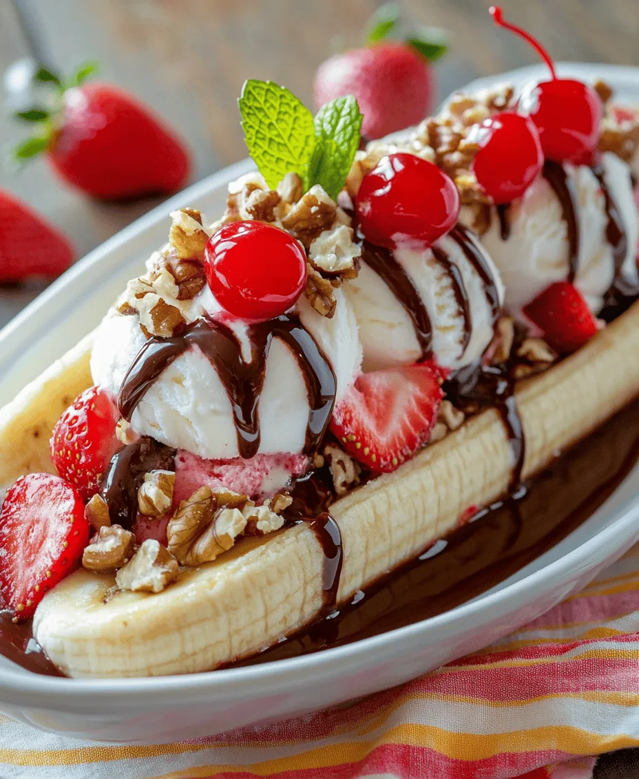 Delving into the world of desserts, few treats can match the nostalgic and vibrant appeal of a classic banana split. This iconic dessert has been a staple at ice cream parlors and backyard barbecues for generations, captivating taste buds with its delightful combination of flavors and textures. The Tropical Bliss Banana Split Delight takes this beloved dessert to a whole new level, blending rich flavors and colorful ingredients that not only satisfy your sweet tooth but also transport you to a sun-soaked paradise.