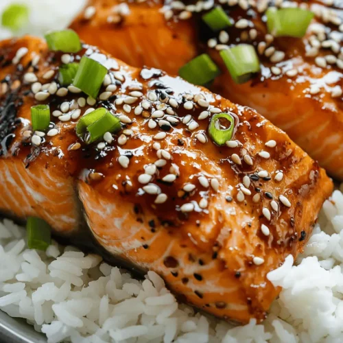 Teriyaki salmon is more than just a dish; it’s a delicious fusion of flavors that embodies the essence of Japanese cuisine while appealing to taste buds across the globe. This dish has garnered immense popularity in various culinary traditions, celebrated for its perfect balance of sweet and savory notes. The combination of tender salmon fillets glazed with a rich, homemade teriyaki sauce is not only mouthwatering but also offers a delightful dining experience for both casual meals and special occasions.