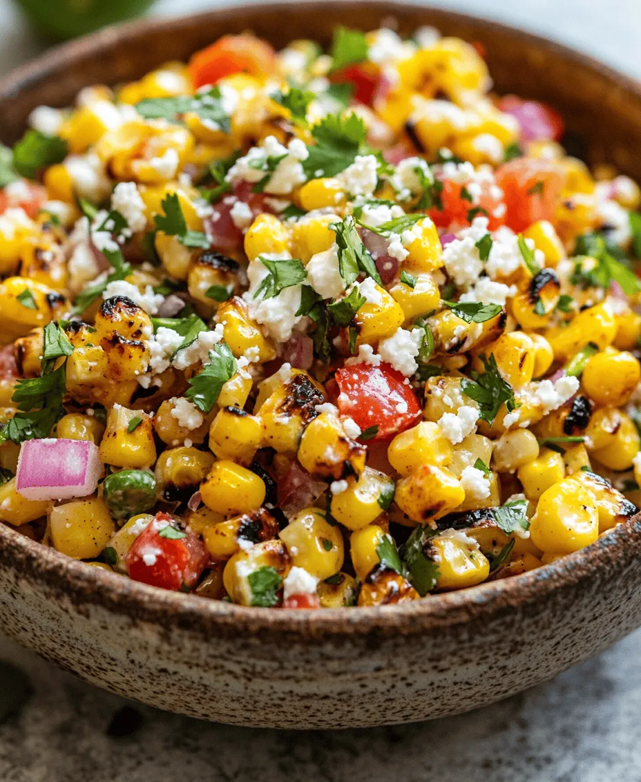 Mexican street corn, known as 