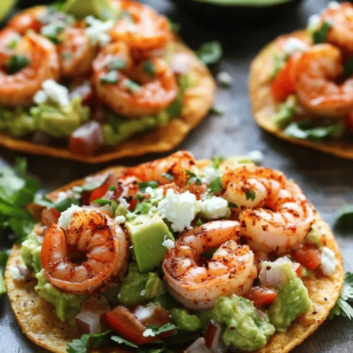 As the summer sun shines brightly and gatherings with friends and family become more frequent, there's nothing quite like a vibrant and refreshing dish to celebrate the season. Enter Easy Summer Shrimp Tostadas with Guac & Fresh Salsa—a dish that perfectly encapsulates the essence of summer dining. With its combination of juicy shrimp, creamy guacamole, and zesty fresh salsa, this meal is not only a feast for the eyes but also a delightful explosion of flavors that will transport your taste buds straight to a sun-soaked beach.