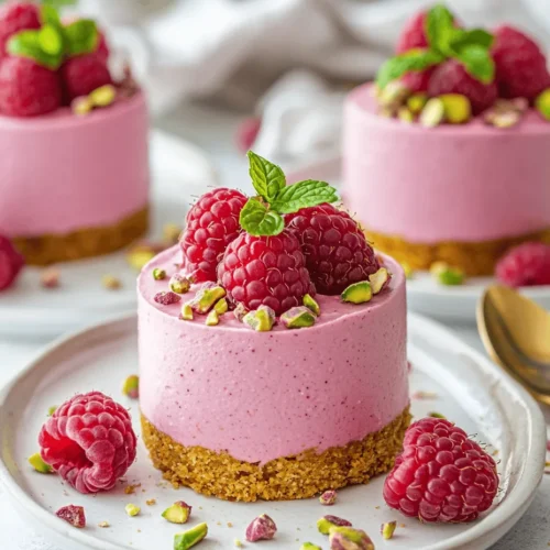 Indulging in a dessert that marries the nutty richness of pistachios with the tart sweetness of raspberries is a sure way to elevate any culinary occasion. The Raspberry Pistachio Mousse Cakes are a stunning and flavorful treat that not only tantalizes the taste buds but also delights the eyes. These petite cakes are a perfect balance of textures – with a light, airy mousse layered atop a moist sponge cake, all adorned with vibrant garnishes. Whether you’re celebrating a birthday, hosting a holiday gathering, or simply looking to impress guests at a dinner party, these mousse cakes will undoubtedly steal the show.