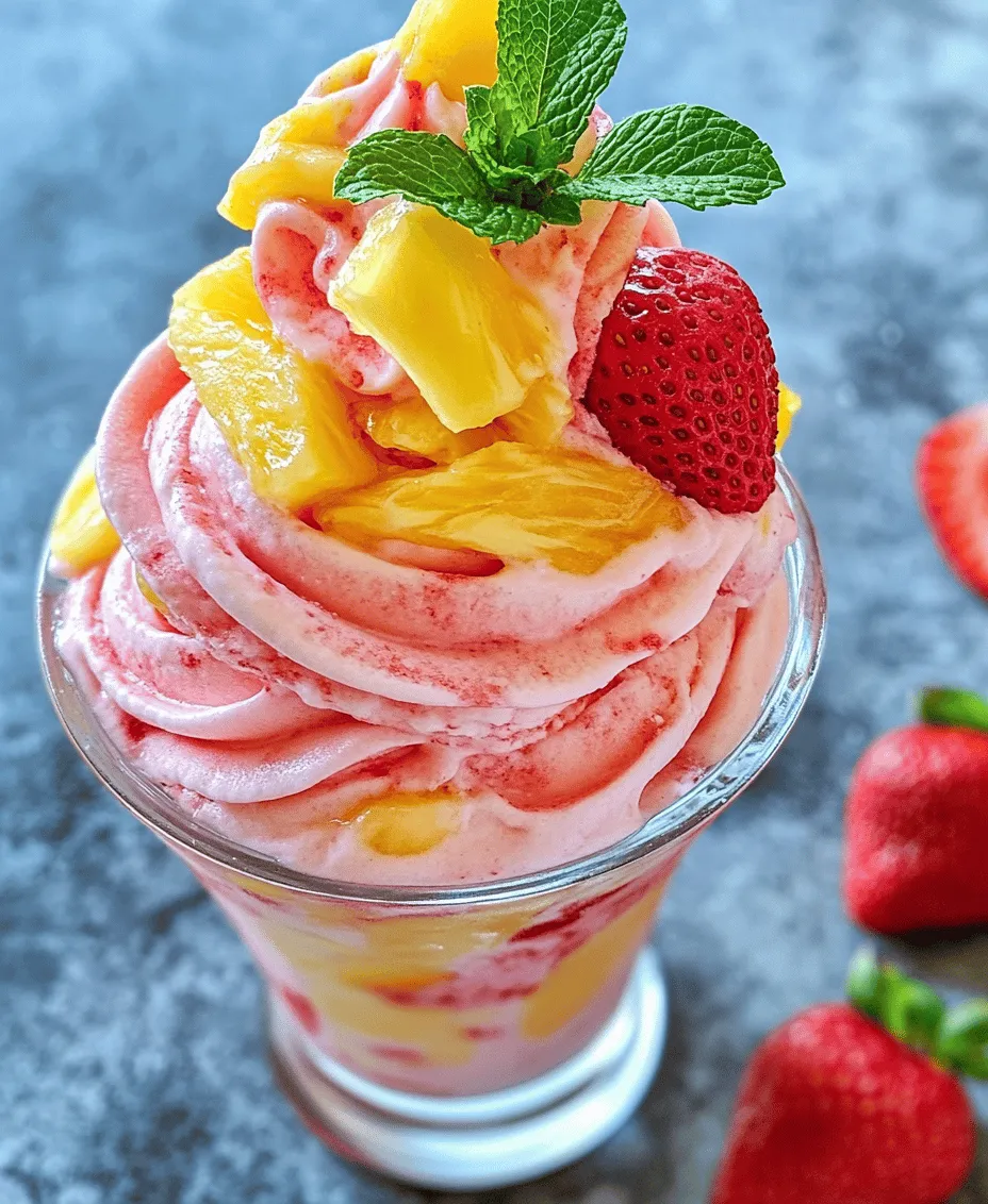 Dole Whip has become an iconic treat, especially beloved in tropical settings like Disneyland and Disney World. This soft-serve dessert has garnered a cult following thanks to its creamy texture and refreshing flavors that transport you straight to a sun-soaked paradise. Traditionally made with pineapple, Dole Whip is a delightful way to cool off during hot days, making it a perfect choice for summer gatherings, pool parties, or simply indulging in a sweet escape at home.