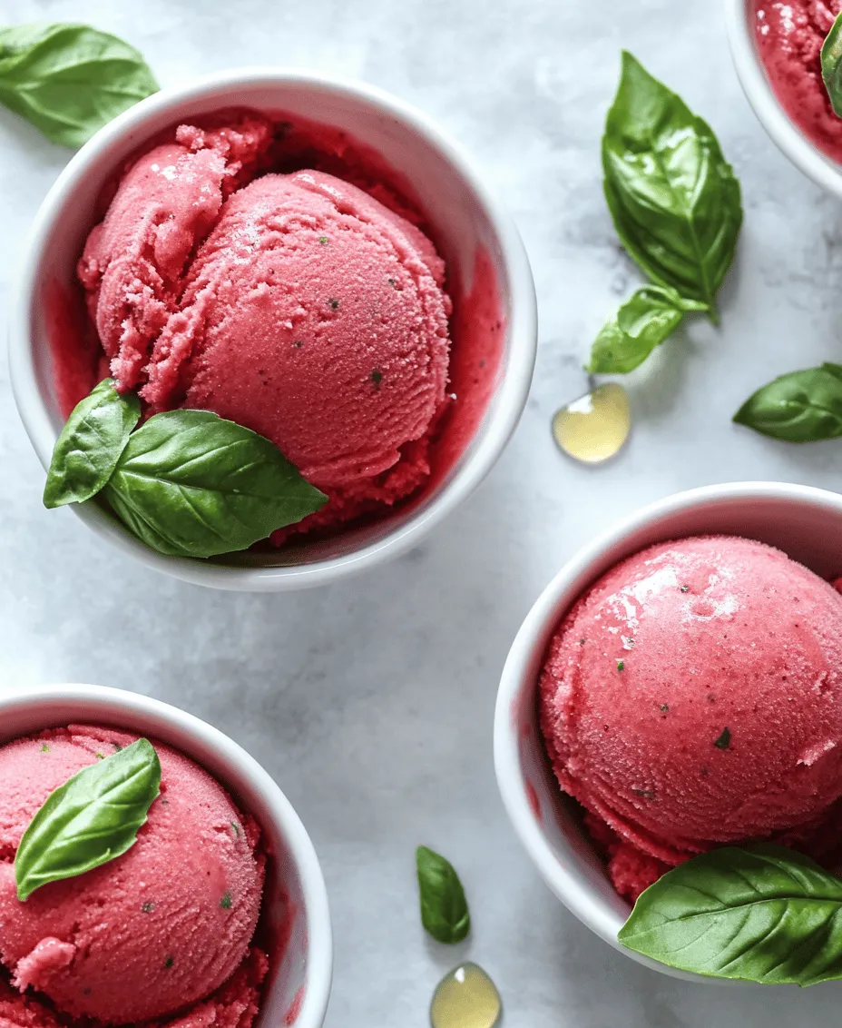As the warm sun begins to grace us with its presence, our cravings shift towards light, refreshing treats that can cool us down. One of the most delightful options to consider is sorbet, a frozen dessert that’s not only refreshing but also bursting with flavor. The star of today’s recipe is a tantalizing combination of strawberries and basil, a pairing that may sound unusual at first but will leave your taste buds dancing with joy.