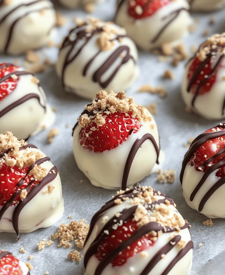 The star of our truffles is undoubtedly the fresh strawberries. When selecting strawberries, look for firm, plump berries with vibrant red color, as these indicate ripeness and flavor. Fresh strawberries not only bring a natural sweetness to the truffle but also a bright, fruity punch that complements the creamy cheesecake filling. Nutritionally, strawberries are packed with vitamins, antioxidants, and fiber, making them a delicious and healthful choice. Their juicy texture will enhance the overall taste of the truffles and help balance the richness of the cream cheese.