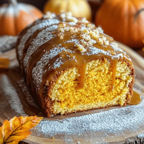 As the leaves turn gold and the air becomes crisp, there's nothing quite like the comforting aroma of autumn spices wafting through your kitchen. The Pumpkin Caramel Spice Cake Roll is a delightful dessert that encapsulates the essence of fall, offering a harmonious blend of pumpkin, caramel, and warm spices. This cake roll is not just a feast for the eyes; it’s an irresistible treat that captures the heart of seasonal flavors. Imagine a soft, moist cake rolled around a decadent caramel filling, all topped off with a luscious cinnamon glaze—each bite a celebration of autumn.