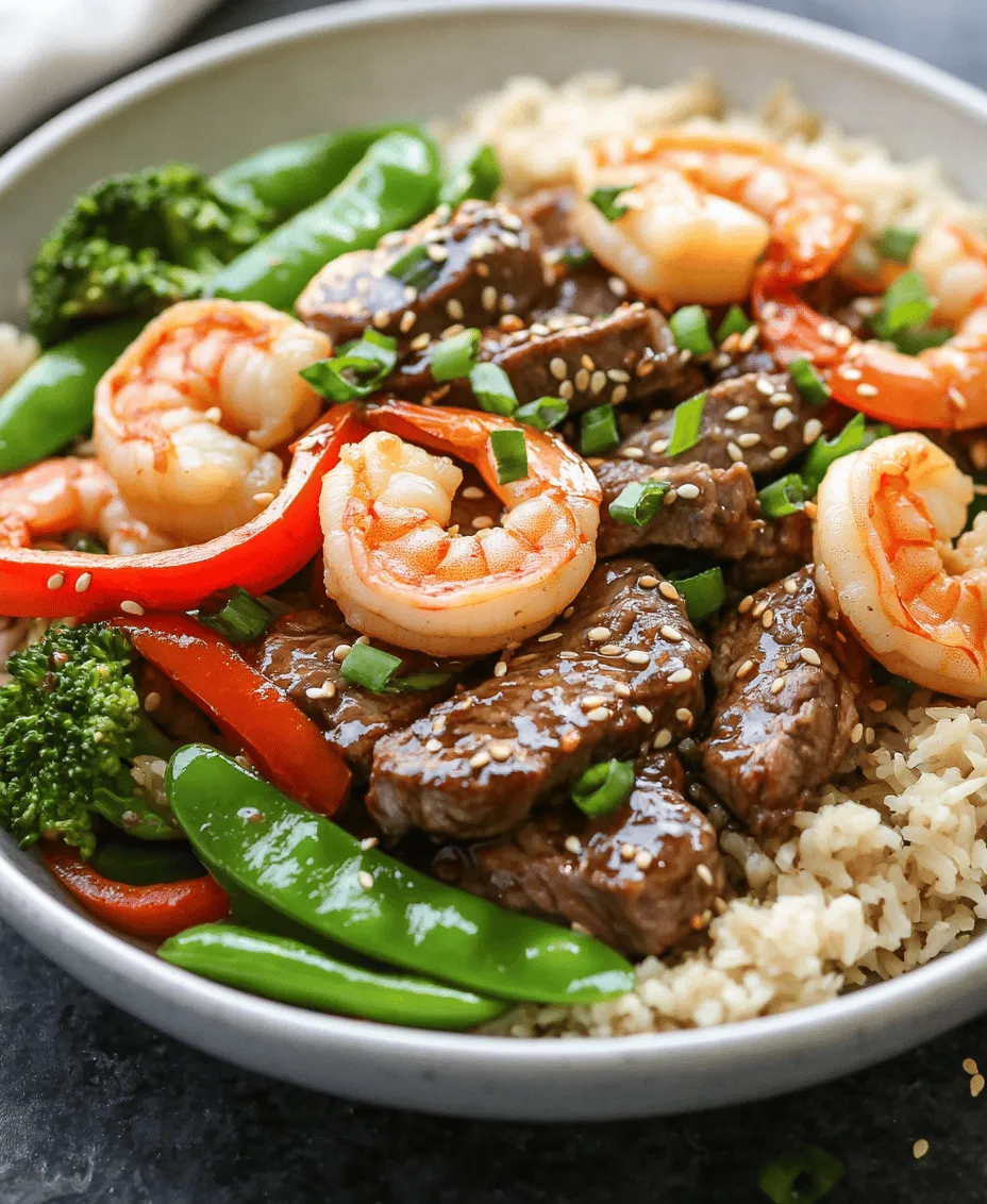 In recent years, the trend towards healthy eating has gained significant momentum as more people recognize the importance of a balanced diet. Among the various dietary choices, high-protein meals have surged in popularity, appealing to fitness enthusiasts, busy professionals, and anyone aiming to maintain a healthy lifestyle. One such dish that perfectly embodies these trends is the High-Protein Steak and Shrimp Stir-Fry. This recipe offers a delightful fusion of flavors and nutrients, showcasing the best of lean meats and vibrant vegetables.