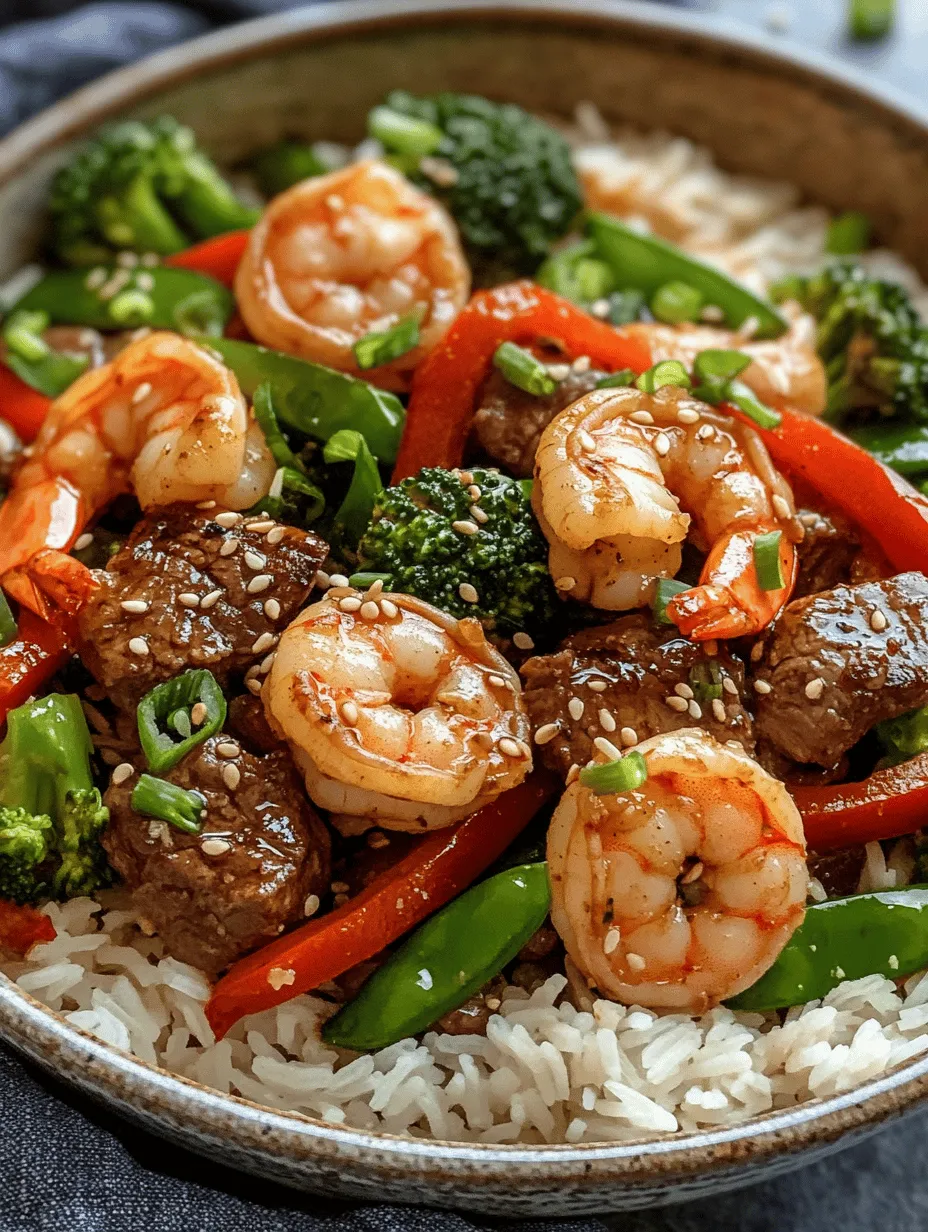In recent years, the trend towards healthy eating has gained significant momentum as more people recognize the importance of a balanced diet. Among the various dietary choices, high-protein meals have surged in popularity, appealing to fitness enthusiasts, busy professionals, and anyone aiming to maintain a healthy lifestyle. One such dish that perfectly embodies these trends is the High-Protein Steak and Shrimp Stir-Fry. This recipe offers a delightful fusion of flavors and nutrients, showcasing the best of lean meats and vibrant vegetables.