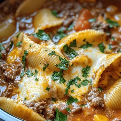 When it comes to comfort food, nothing quite compares to a hearty, cheesy pasta dish that warms both the body and soul. Easy Crockpot Cheesy Ranch Beef Pasta Shells embody the essence of comfort food, combining rich flavors, creamy textures, and the convenience of a slow cooker. This dish has gained popularity not only for its delightful taste but also for its effortless preparation, making it a go-to option for busy weeknights or family gatherings.