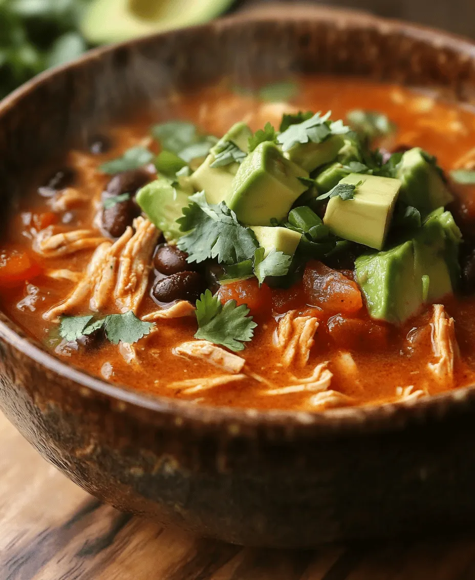 Spicy Chicken Enchilada Soup is more than just a meal; it is a delightful fusion of rich flavors and wholesome ingredients. Drawing inspiration from the classic enchilada, this soup offers the same comforting elements but in a lighter, more accessible form. The origins of enchiladas date back to ancient Mexico, where tortillas were filled with various ingredients, then rolled and enjoyed by the people. Over the years, they have evolved, and with that evolution, we now have dishes like the Spicy Chicken Enchilada Soup, which brings the essence of enchiladas to a new level of comfort food.