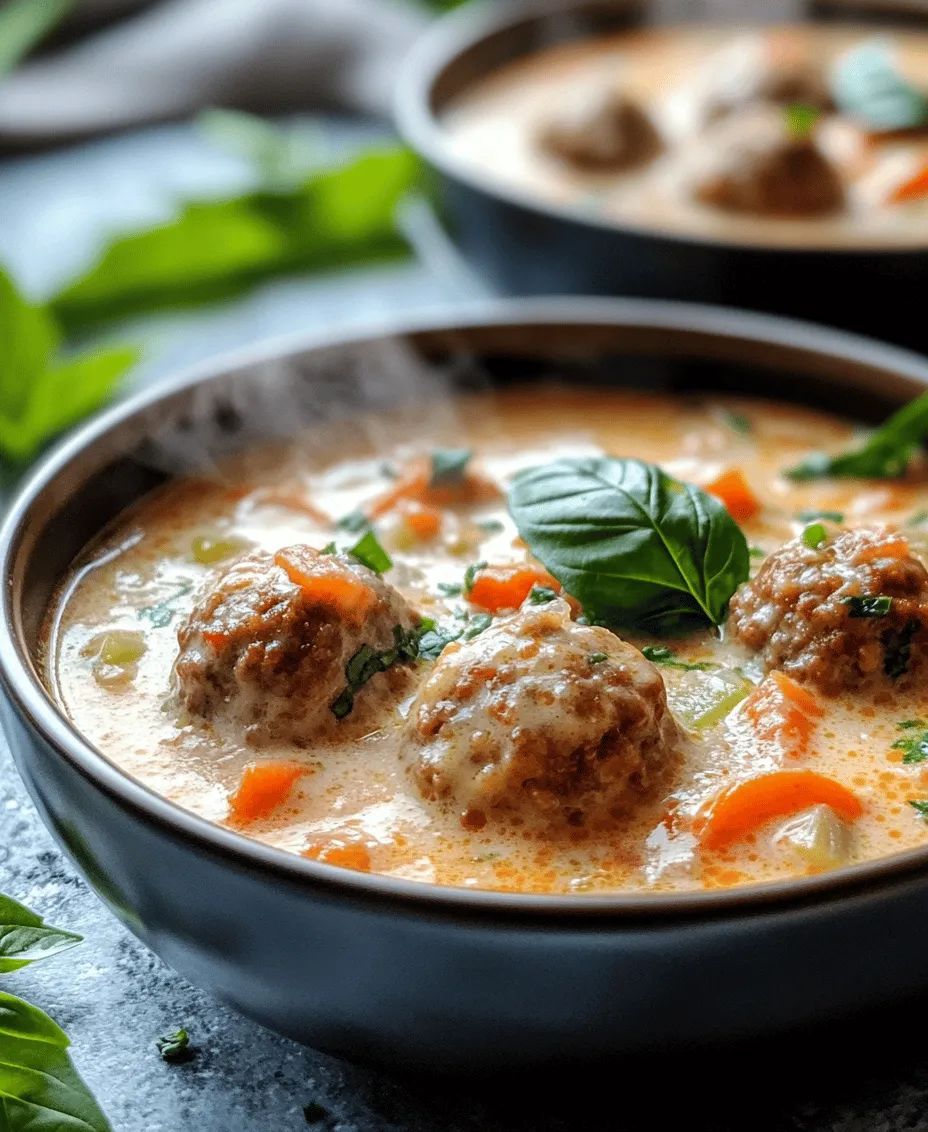 When the chilly winds of winter start to blow, there’s nothing quite like a warm bowl of soup to evoke feelings of comfort and nostalgia. One such dish that beautifully encapsulates warmth and hearty flavors is Creamy Italian Meatball Soup. This delightful recipe is more than just a meal; it's a culinary hug in a bowl, combining the rich and savory elements of Italian cooking with the satisfying textures of tender meatballs, fresh vegetables, and creamy broth.